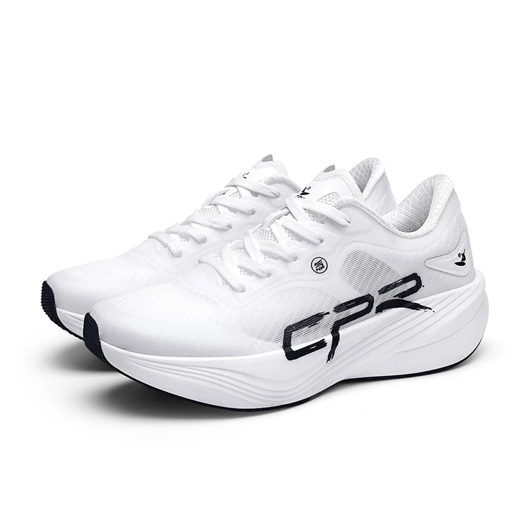 透气碳板跑步鞋专业跑步闪穿鞋男士休闲减震夏季网面休闲跑鞋