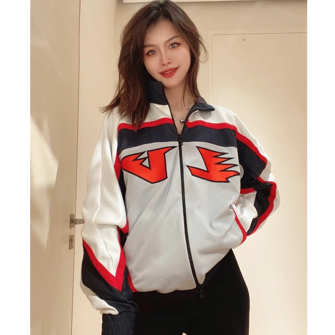 未使用 LouisVuitton/路易威登 LV字母撞色图案夹克外套