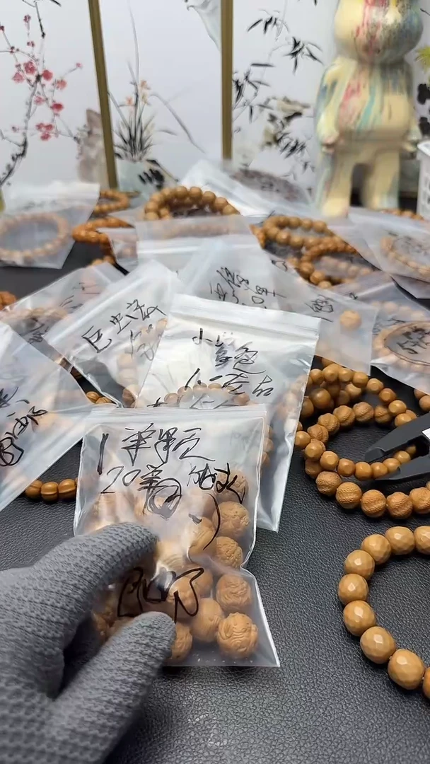 手串/手链核桃【步贰】猴头核桃单颗雕刻随机发