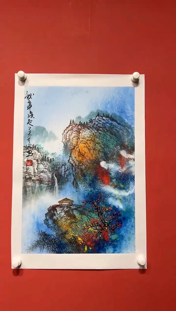 国画李纲--2.7平尺-国画作品