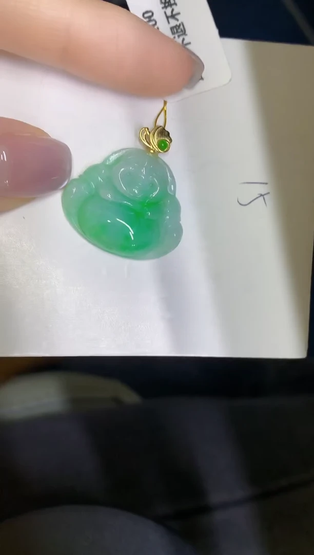 颈饰未镶嵌翡翠缅甸天然翡翠A货