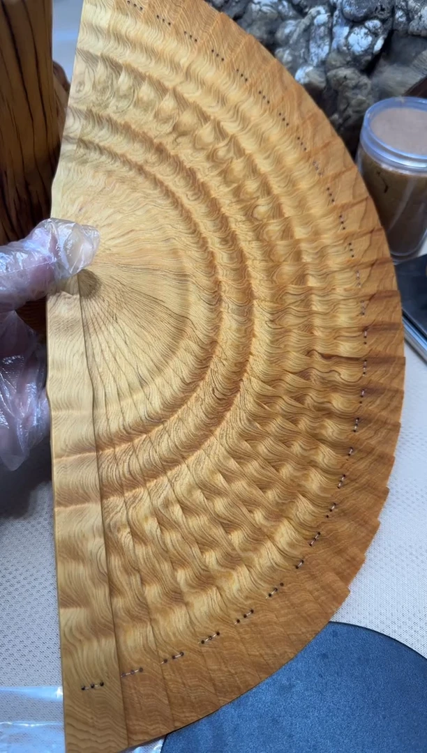 柏木（崖柏）南太行崖柏扇子1