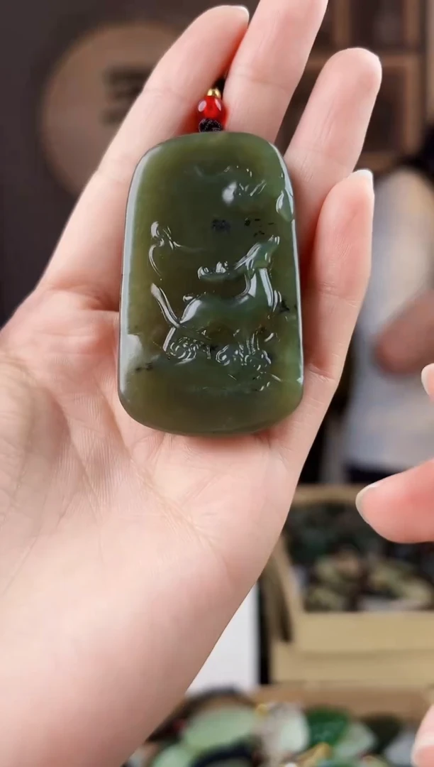 颈饰未镶嵌和田玉拍一发一，多样性发货