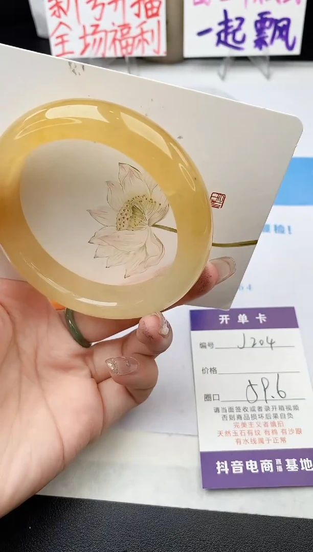 未镶嵌手镯石英质玉j204-HB59+