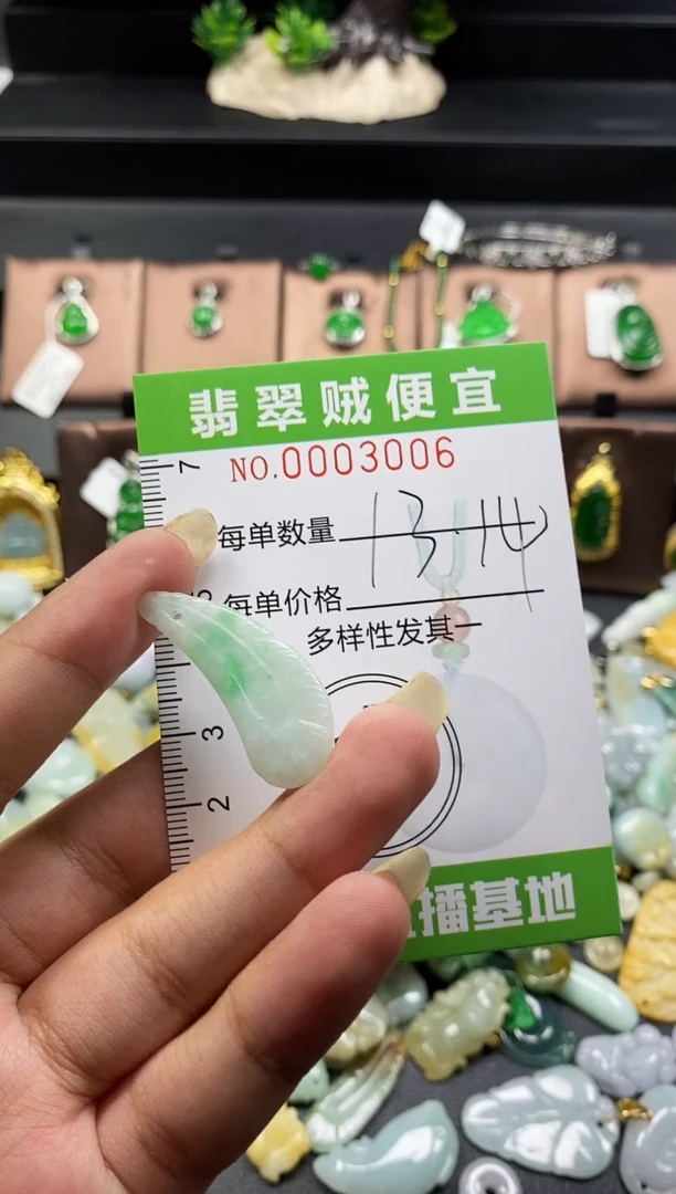 翡翠未镶嵌颈饰C闪购0003006
