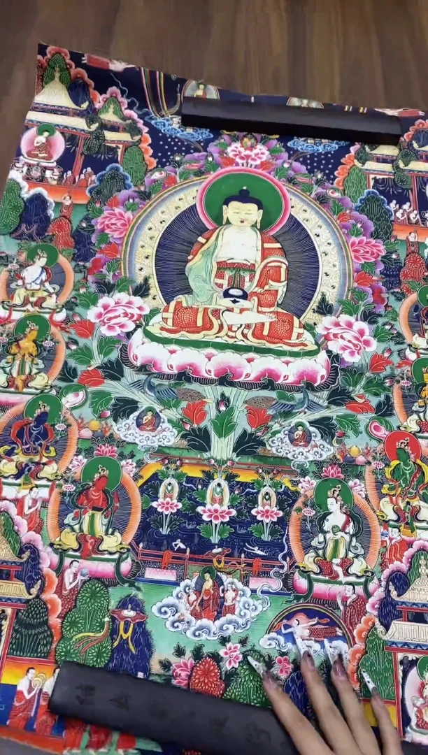 卷轴画精品挂饰 唐卡tk16148