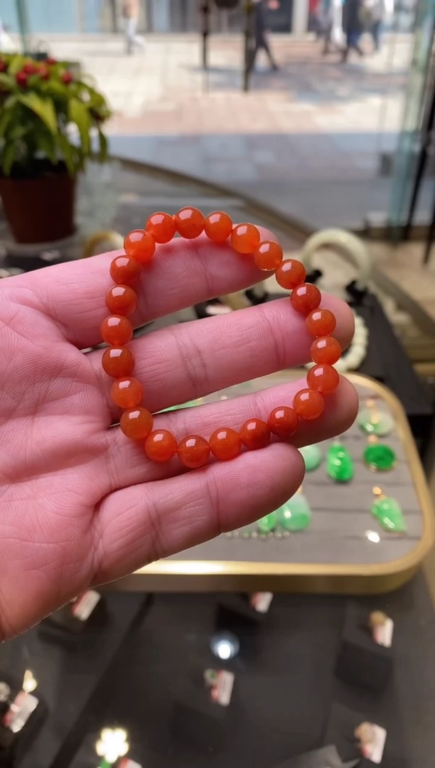 【闪购商品】南红玛瑙手链未镶嵌亏米福利7++