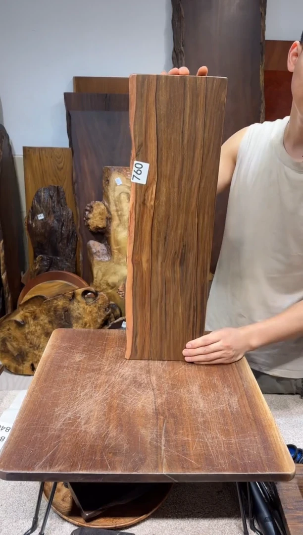 木所罗门大叶紫檀尺寸60*18*2.5编号760