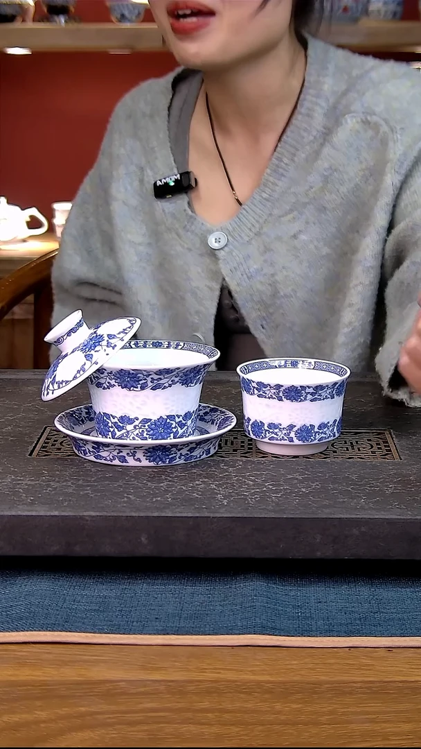 简装家用款2件套 白瓷陶瓷茶具