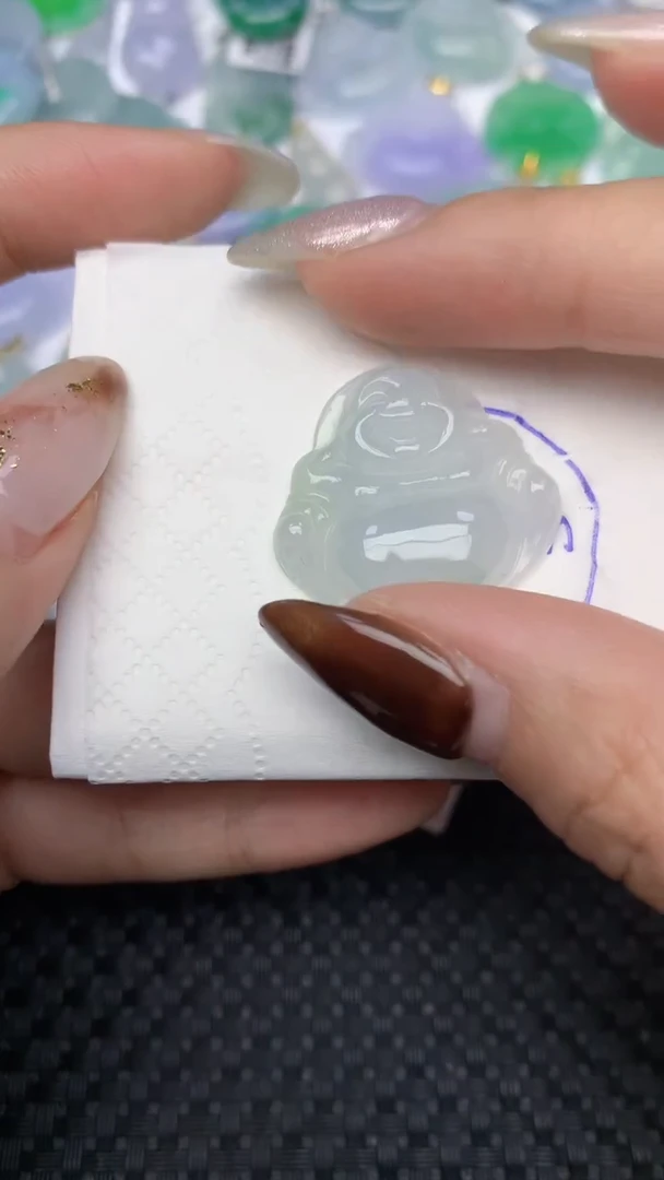 颈饰未镶嵌翡翠天然缅甸翡翠a货百元以上9元证书费自理