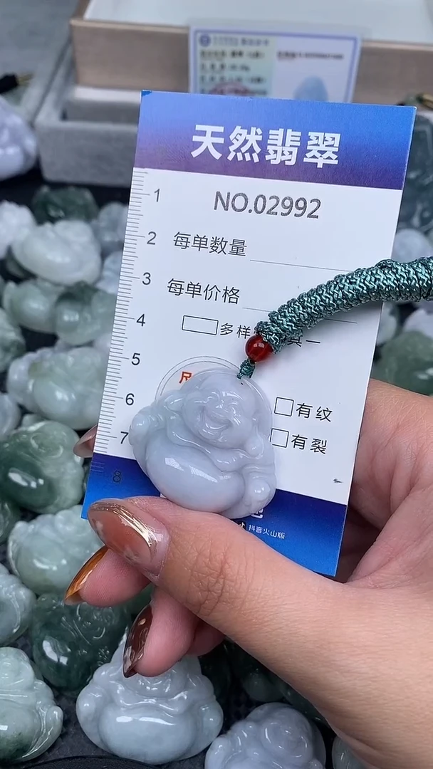 颈饰未镶嵌翡翠纯天然A货翡翠2992