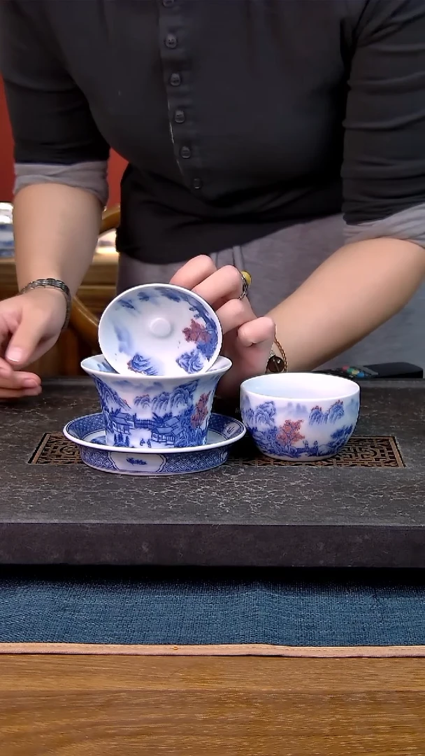 简装家用款2件套 白瓷陶瓷茶具