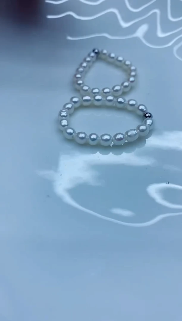 未镶嵌戒指淡水珍珠戒指多样性发其一