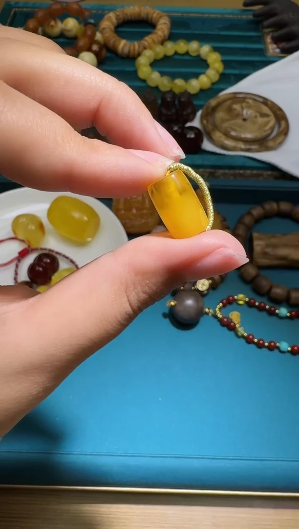 琥珀颈饰未镶嵌多样性发一件 185