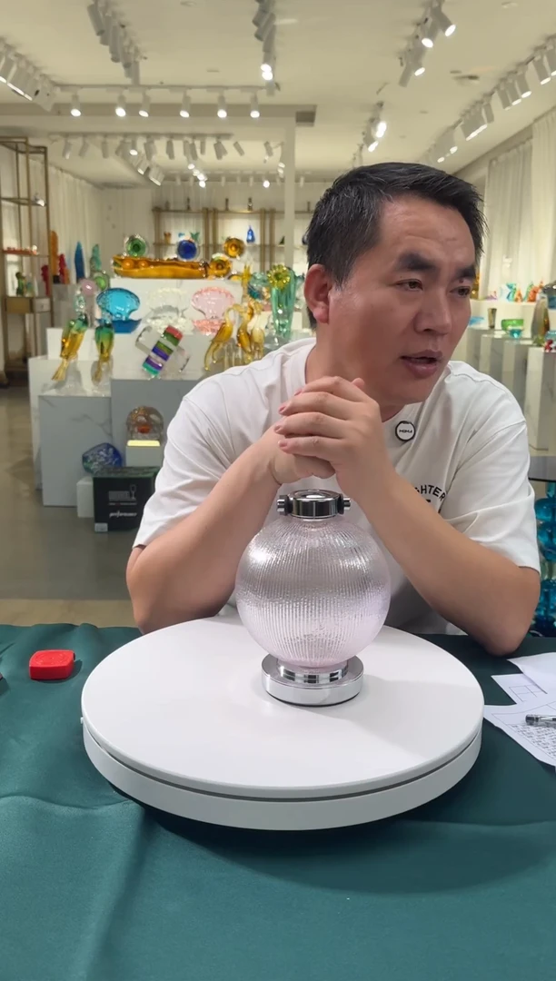 摆件高端紫罗兰户外灯
