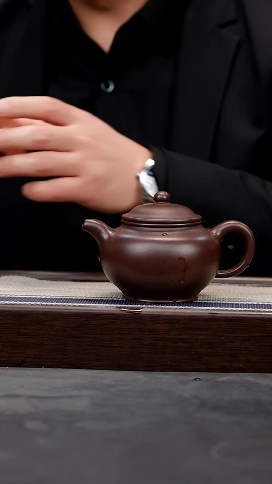 【闪购商品】紫砂茶壶紫朱泥全手大掇只