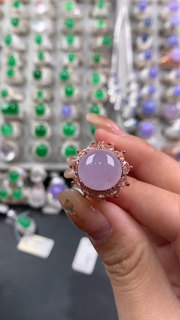 【闪购商品】定制翡翠未镶嵌天然翡翠戒面  福利款1.17