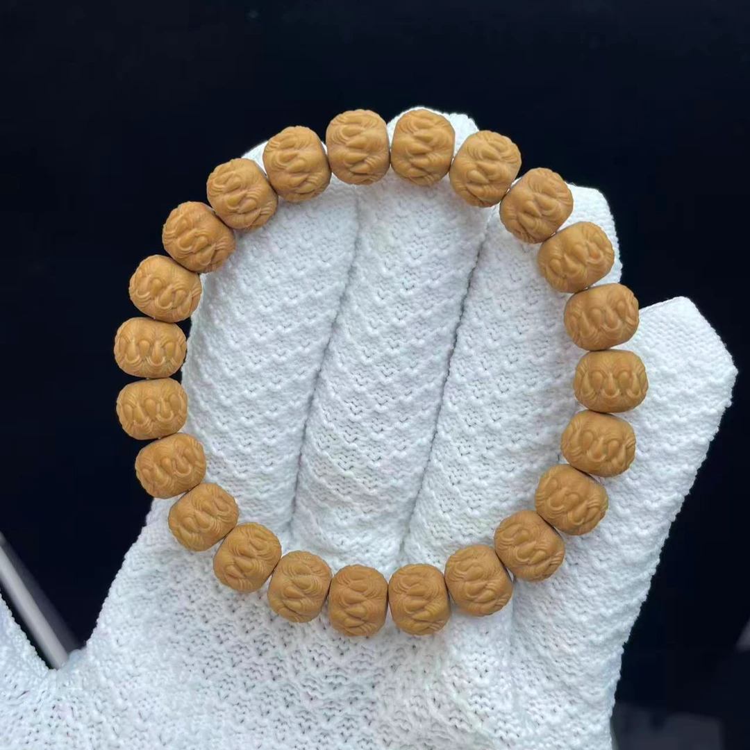 舍得出品-全品吞噬猴头核桃手串10-11mm