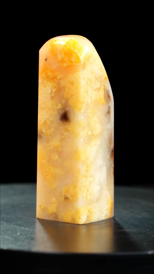 昌化石田黄鱼籽印章印章印章