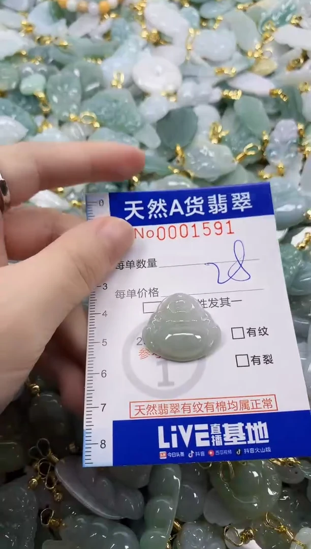 颈饰未镶嵌翡翠天然A货翡翠