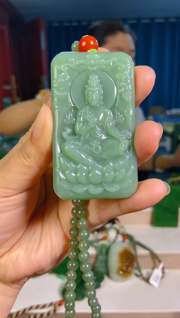 和田玉未镶嵌挂件1