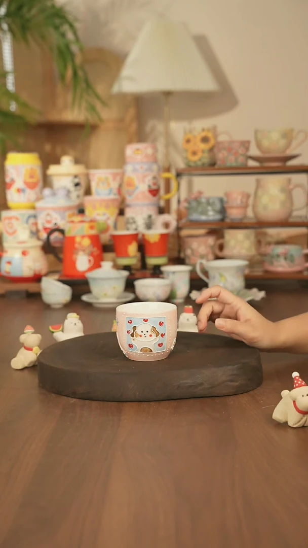 杯子景德镇原创手作陶瓷