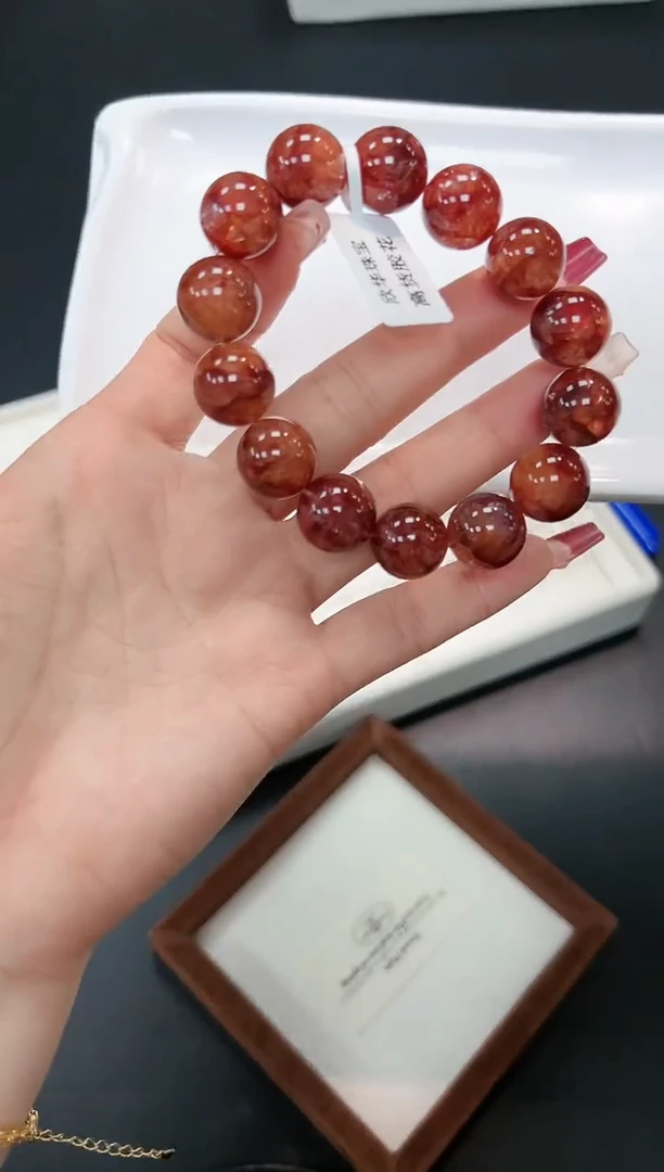 【闪购商品】水晶手串未镶嵌54f多样性发其一/1条14mm默认微瑕