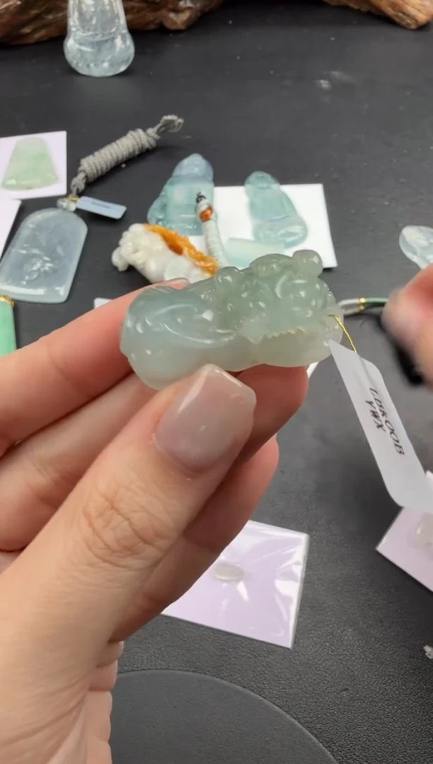 吊坠(不含链)未镶嵌翡翠翡翠饰品-338