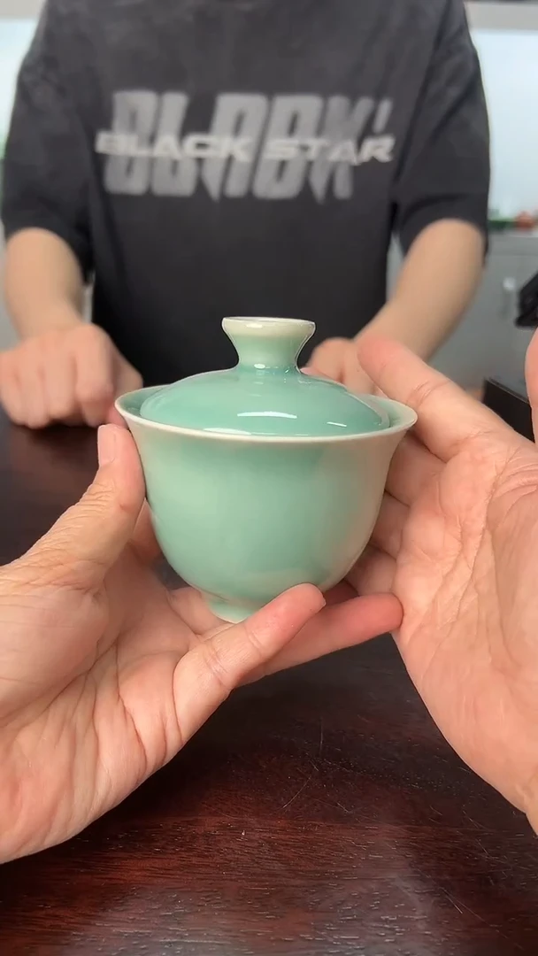 龙泉云间青瓷小米茶器