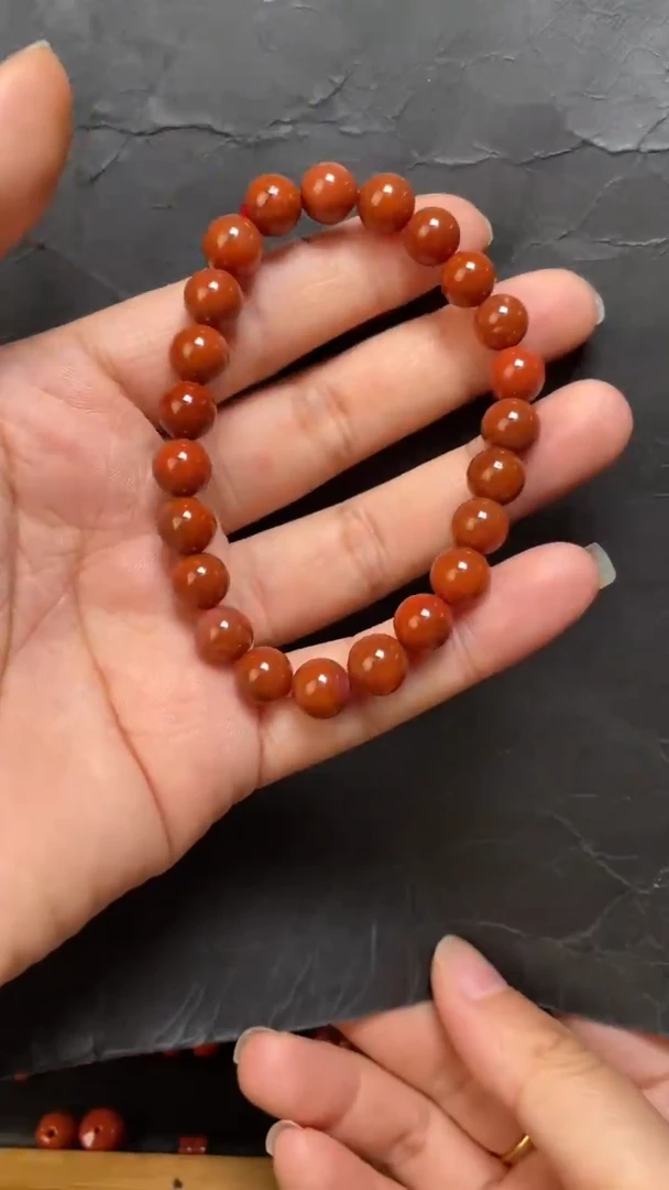 未镶嵌20南红玛瑙手串