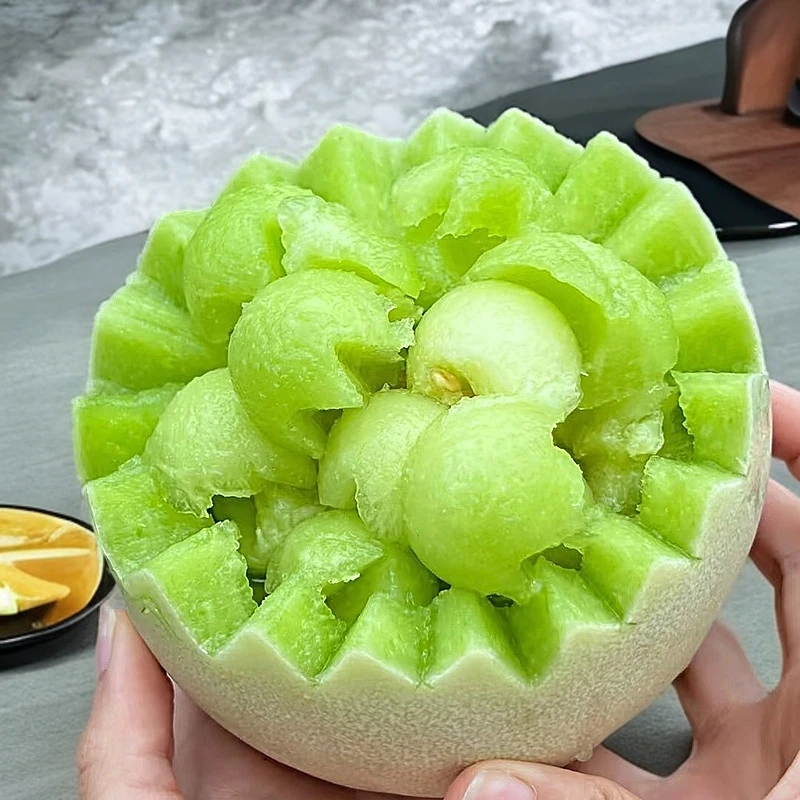 【顺丰快递】正宗山东冰激凌玉菇甜瓜新鲜水果蜜瓜香瓜原产地现摘
