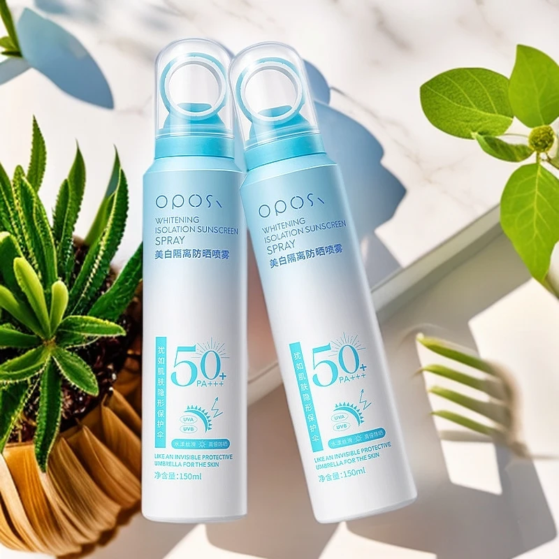 出行必备喷雾水.汗防紫外线户外旅游持久隔离霜隐形高倍清爽