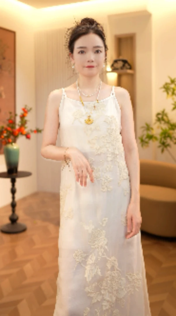 2025重磅夏季国风新款新中式吊带裙-2025B0069-沐沐