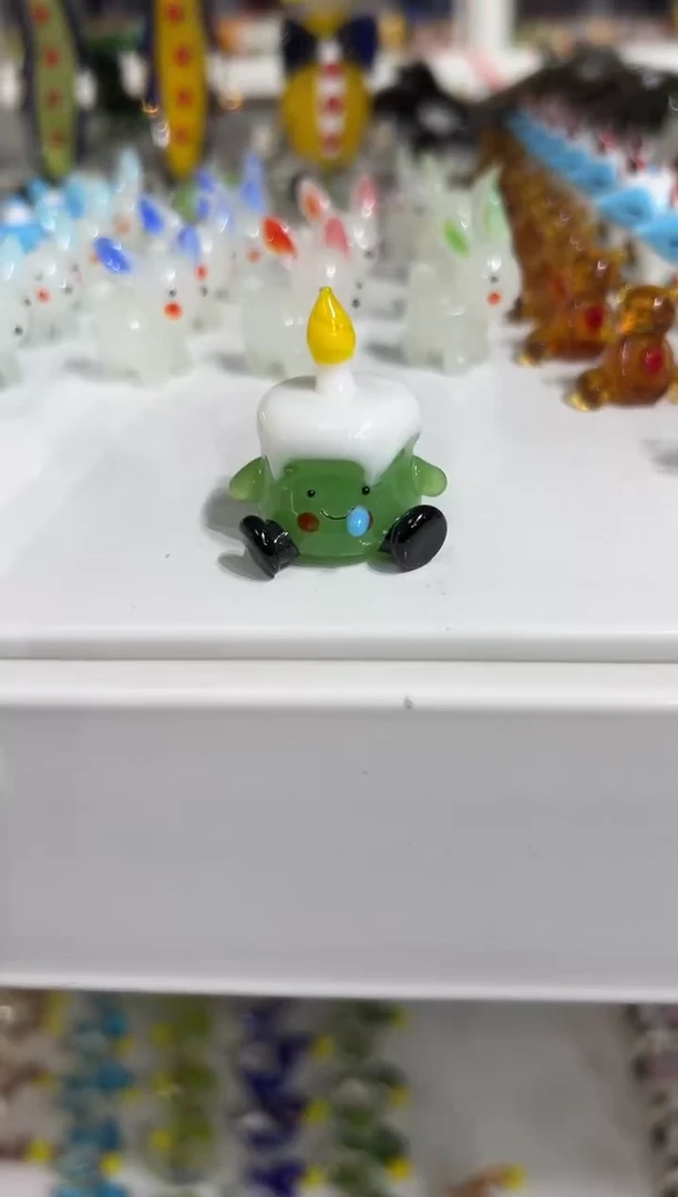 手工艺品琉璃蛋糕蜡烛