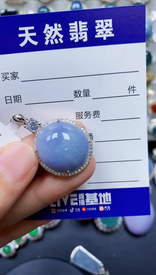 【闪购商品】翡翠颈饰银S925镶嵌0470