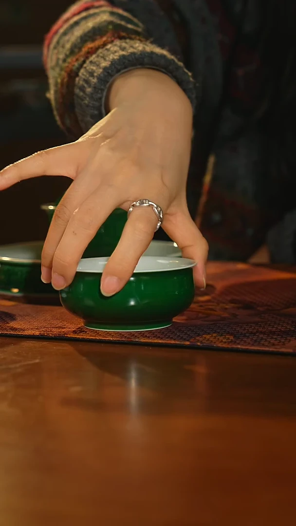 瓷片瓷唐里炉式杯