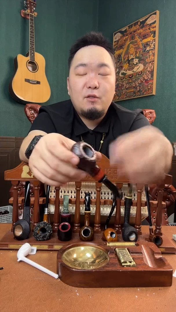 石楠木木雕款意大利进口石楠木烟斗