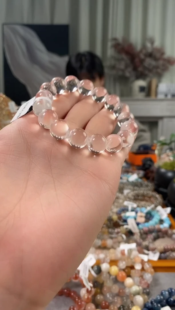 未镶嵌手链水晶兔**z白水晶