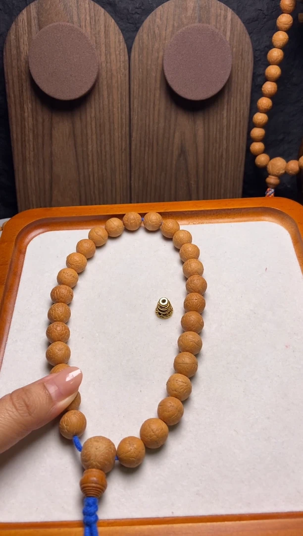 手串凤眼菩提12手持素串25 新籽