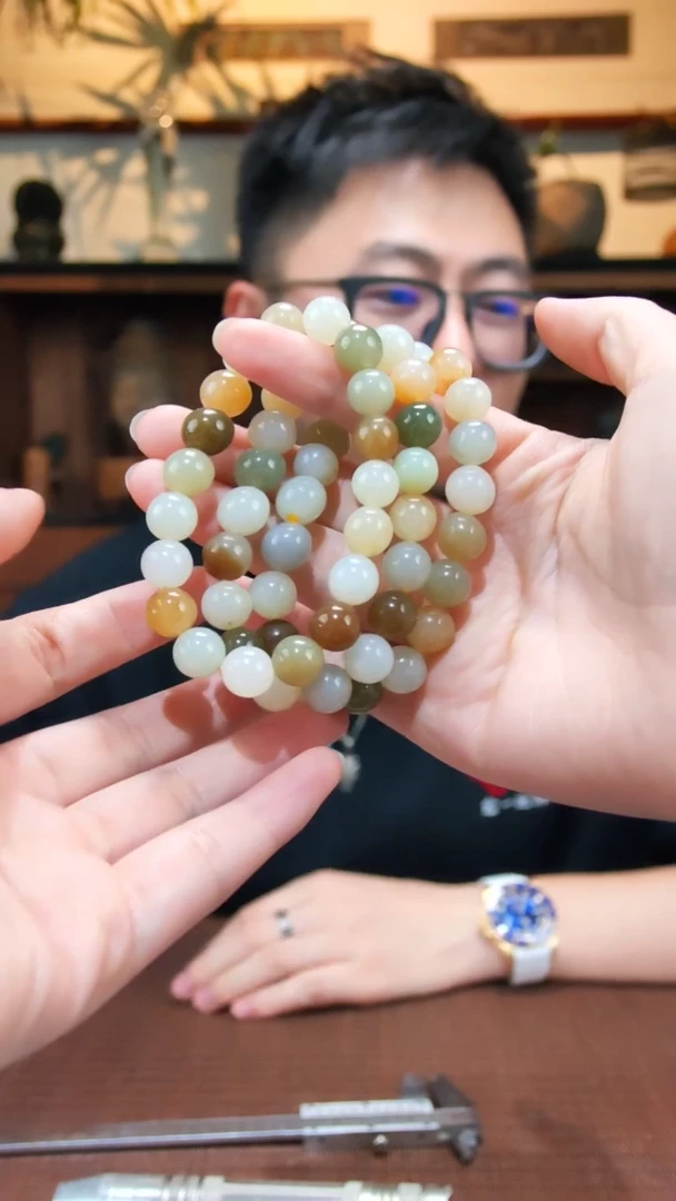 手串未镶嵌和田玉多宝手串ZD多样性发一
