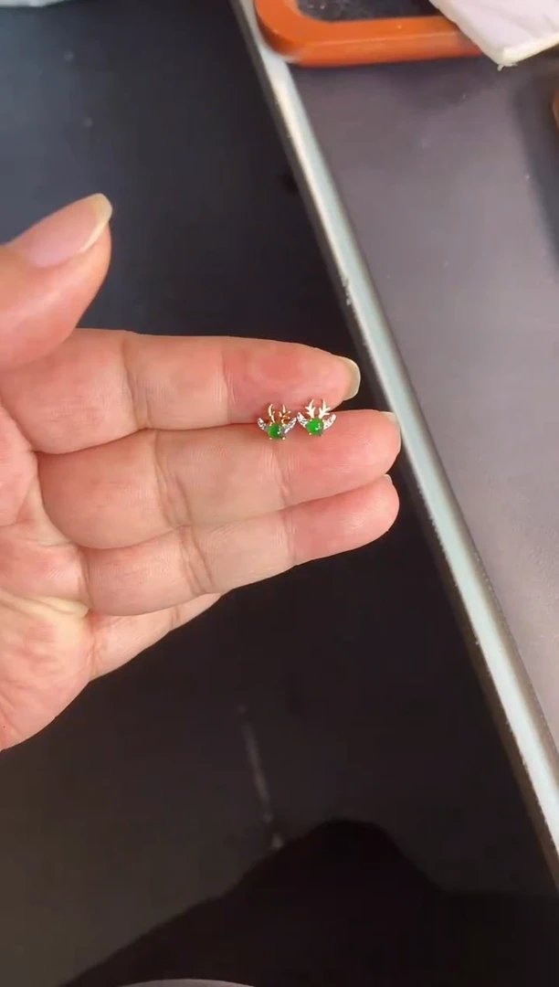 吊坠(不含链)银S925镶嵌翡翠1