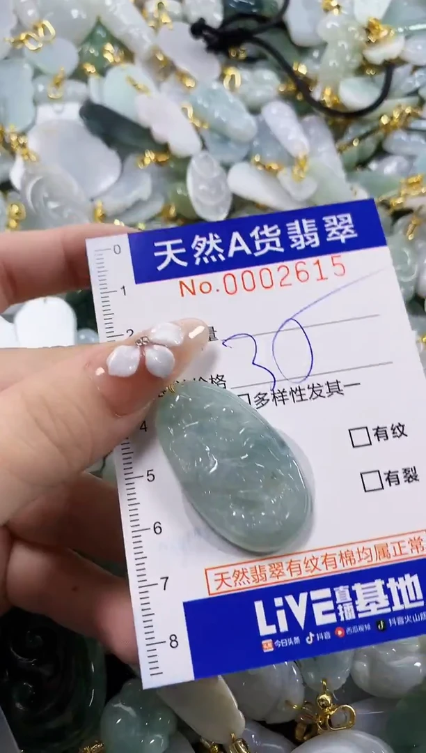 颈饰未镶嵌翡翠天然A货翡翠