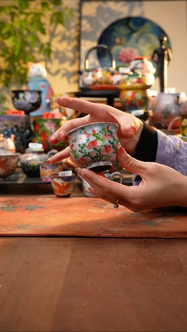 瓷片景德镇手工手绘927