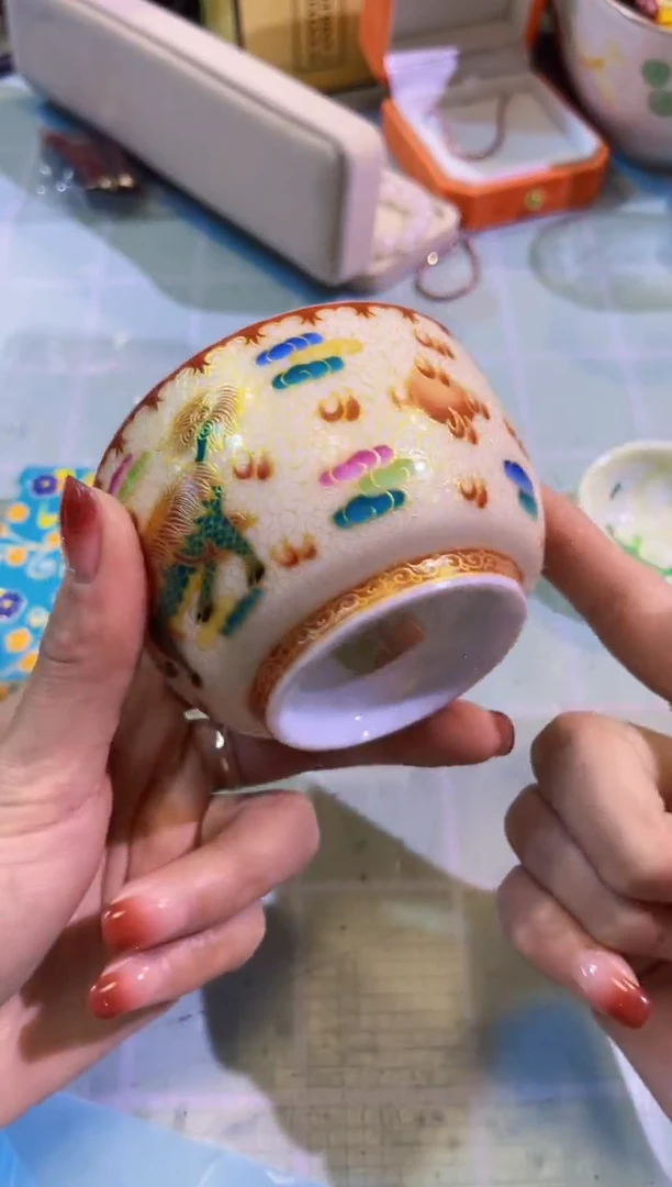 【闪购商品】瓷片陶茶666文玩周边多人