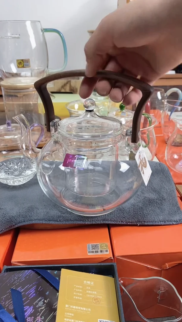 禾钺壶透明色双内胆样品