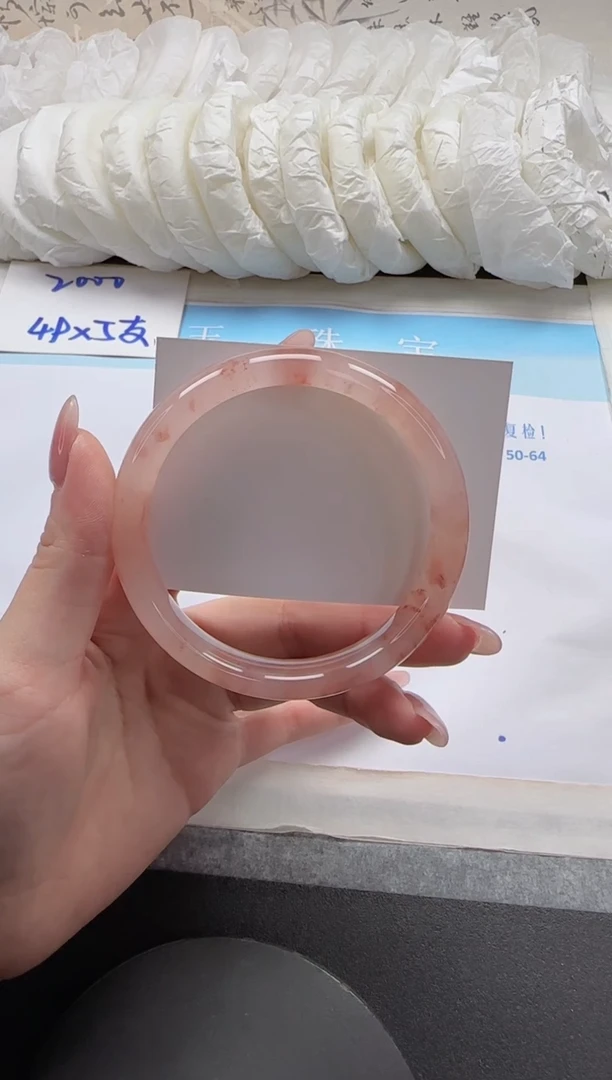 未镶嵌手镯石英质玉188-62.5