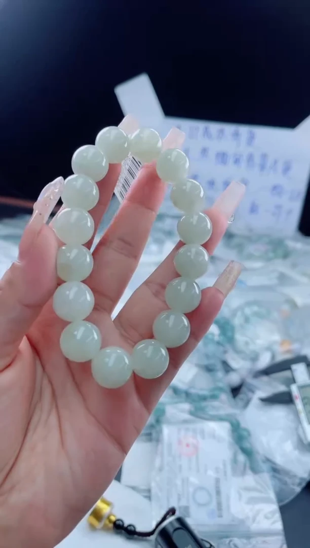 未镶嵌定制翡翠珠串