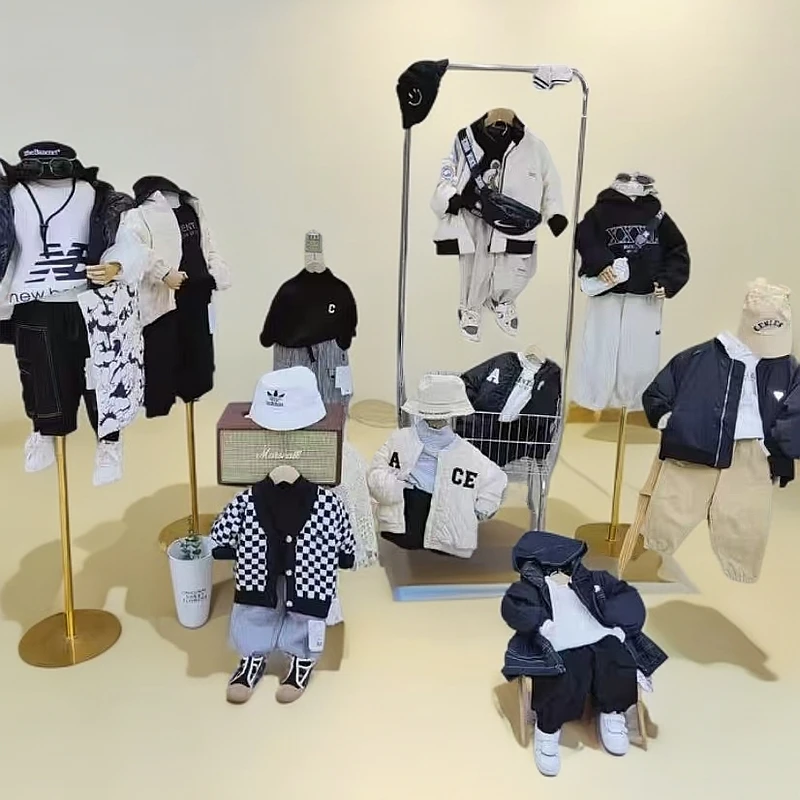 儿童套装男童时尚休闲黑色韩版