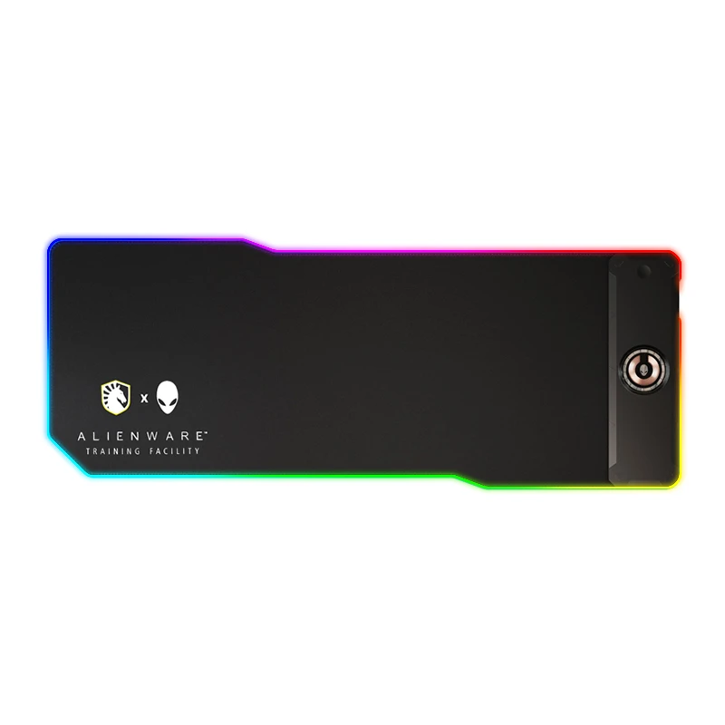 未拆封  外星人鼠标垫带氛围灯15W磁吸无线充发光电竞游戏鼠标垫