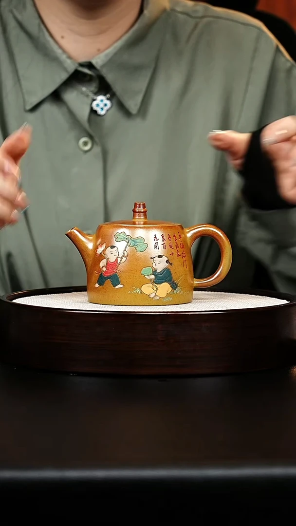 茶壶紫砂汉铎壶